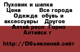 Пуховик и шапка  Adidas  › Цена ­ 100 - Все города Одежда, обувь и аксессуары » Другое   . Алтай респ.,Горно-Алтайск г.